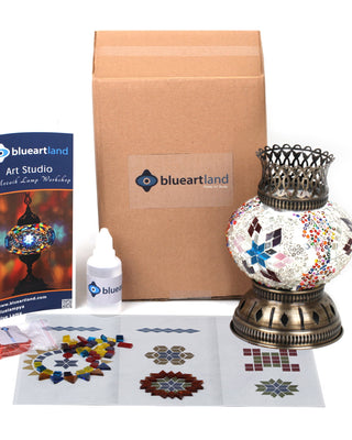 DIY Mosaic Lamp Kit | Turkish Lamp Making Kit at Home