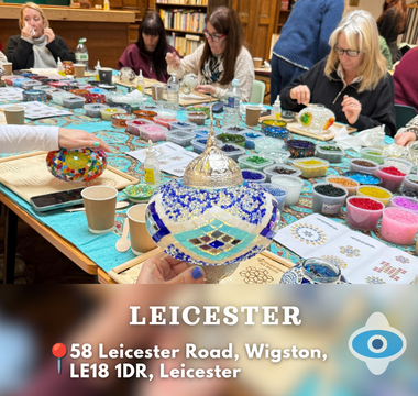 Craft Workshop Make Mosaic Lamp in Leicester