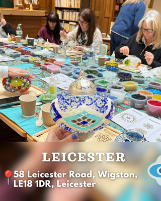 Craft Workshop Make Mosaic Lamp in Leicester