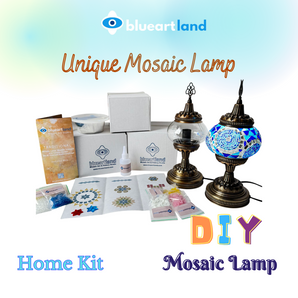 Unique Mosaic lamp Kit & Do-It-Yourself Home Package