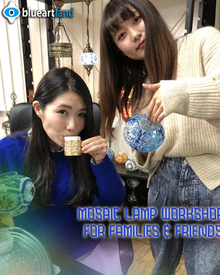 Mosaic Lamp Workshop for Families & Friends