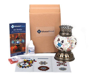 DIY Mosaic Lamp Kit | Turkish Lamp Making Kit at Home