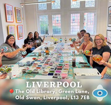 Make a Mosaic Lamp in Liverpool | Turkish Lamp Workshop