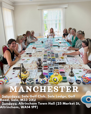 Turkish Lamp Making Workshop in Manchester | Mosaic Lamp Class