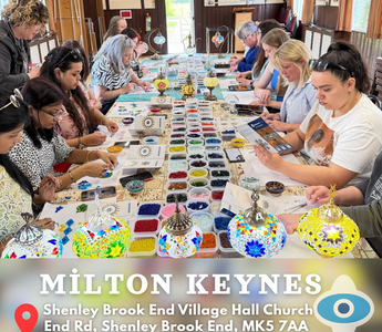 Make a Mosaic Lamp in Milton Keynes | Turkish Lamp Workshop