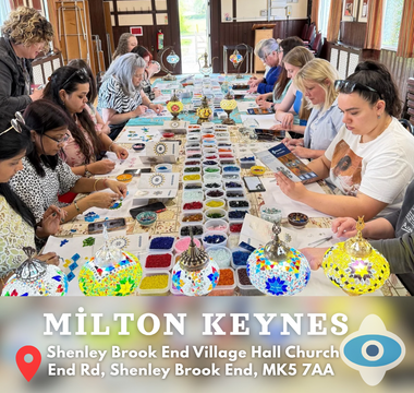 Make a Mosaic Lamp in Milton Keynes | Turkish Lamp Workshop