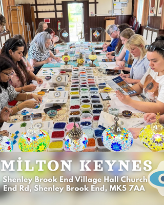 Make a Mosaic Lamp in Milton Keynes | Turkish Lamp Workshop