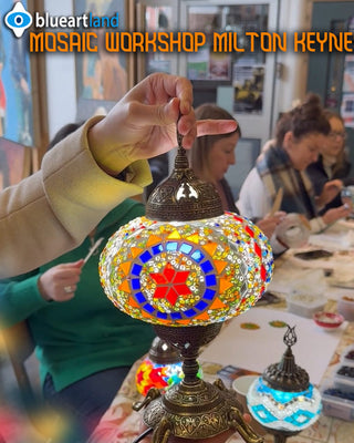 Mosaic Lamp Workshop in Milton Keynes – A Hands-On Craft Course You’ll Love