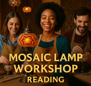 Mosaic Lamp Workshop in Reading | Blueartland