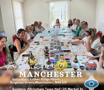 Make a Mosaic Lamp in Manchester | Turkish Lamp Workshop