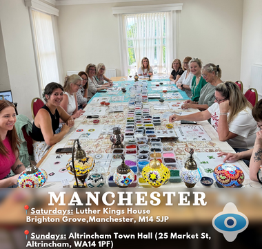 Make a Mosaic Lamp in Manchester | Turkish Lamp Workshop