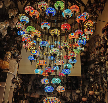 Turkish Light Colourful Turkish Mosaic Lamps in Manchester