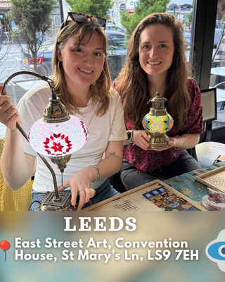 Turkish Lamp Making Workshop in Leeds | Mosaic Lamp Class