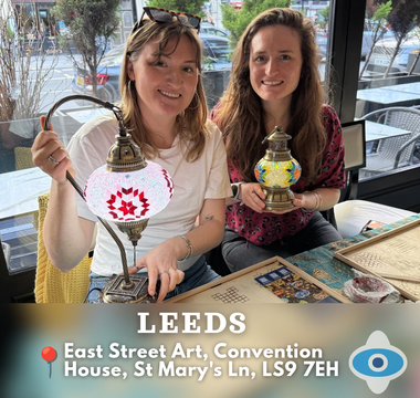 Make a Mosaic Lamp in Leeds | Turkish Lamp Workshop