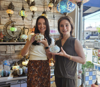 Make a beautiful Turkish mosaic lamp in Cambridge at a Blueartland workshop