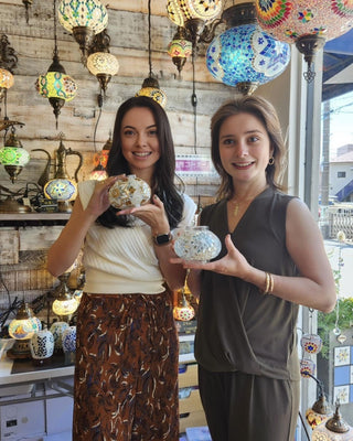 Make a beautiful Turkish mosaic lamp in Cambridge at a Blueartland workshop