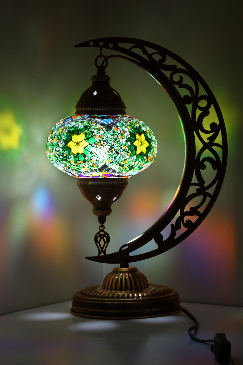 Moon Mosaic Lamp