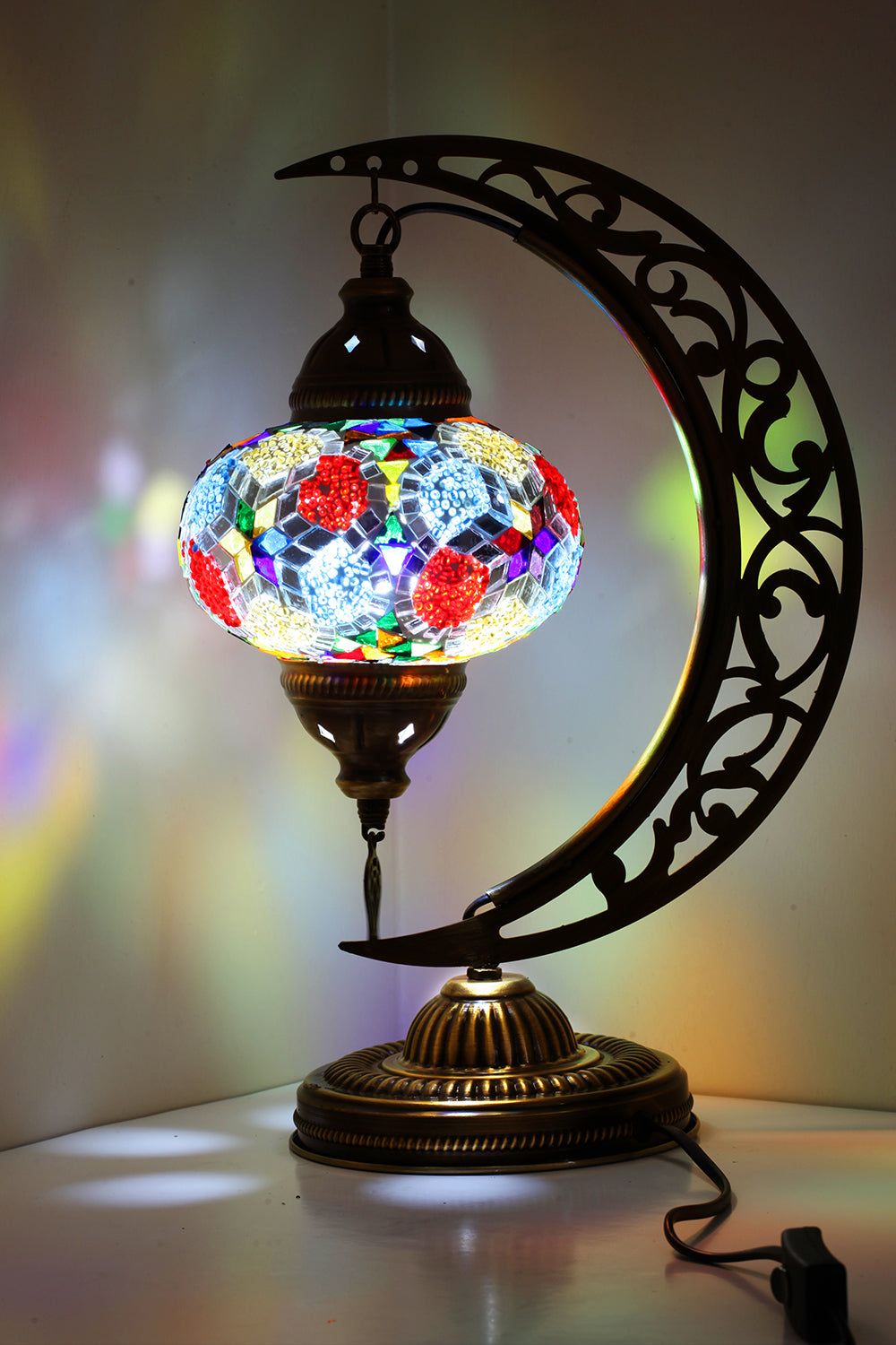 Moon Mosaic Lamp