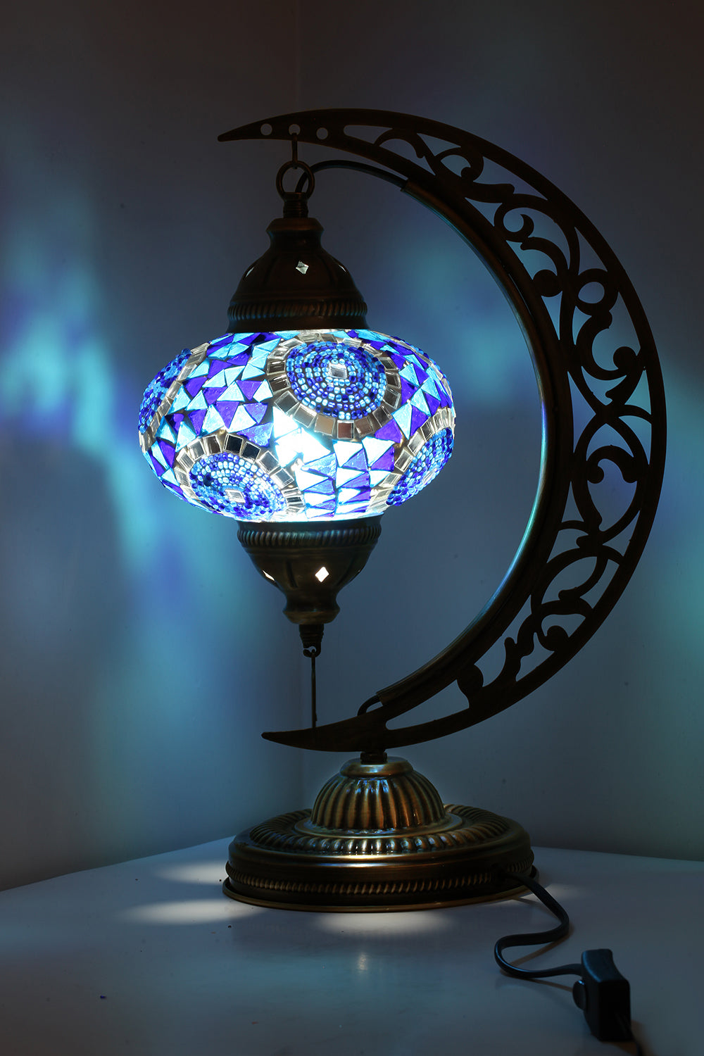 Moon Mosaic Lamp