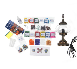 Mosaic Lamp Kit & Diy Unique Mosaic Lamp