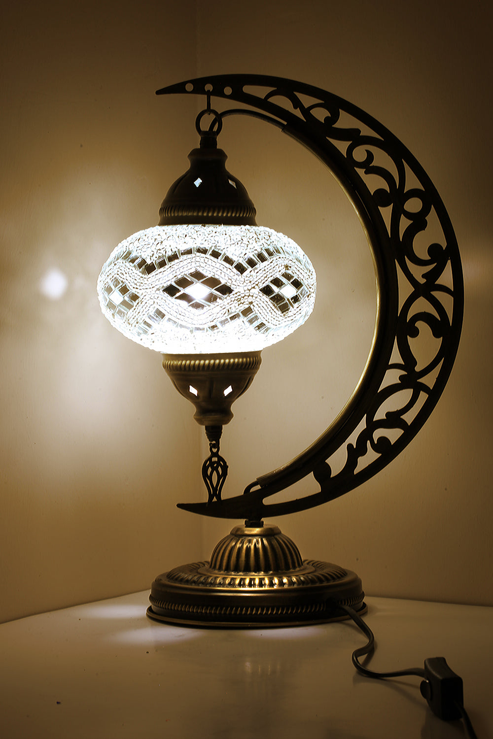 Moon Mosaic Lamp