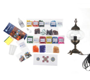 Do-It Yourself Home Package & Large size Authentic Mosaic Lamp Kit