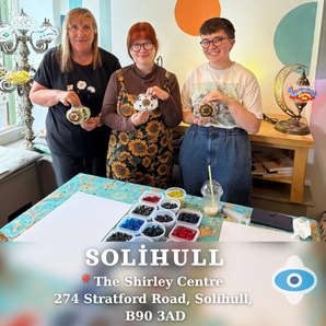 Mosaic Lamp Workshop in Solihull, Birmingham | Blueartland